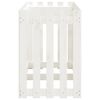 vidaXL Fioriera Giardino a Recinzione Bianca 150x50x70cm Massello Pino