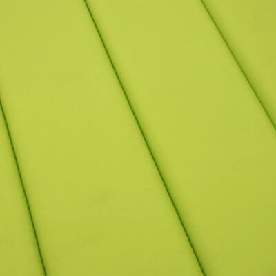 vidaXL Cuscino per Lettino Verde Intenso 200x70x3 cm in Tessuto Oxford