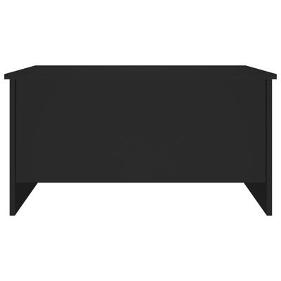 vidaXL Tavolino da Salotto Nero 80x55,5x41,5 cm in Legno Multistrato