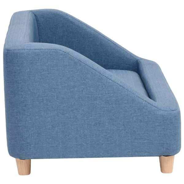 vidaXL Divano per Cani Blu 85x50x39 cm in Lino