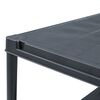 vidaXL Scaffali 5 pz 60x30x138 cm Nero in Plastica
