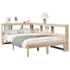 vidaXL Letto Libreria senza Materasso 120x190cm Legno Massello di Pino