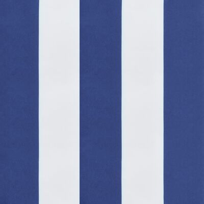 vidaXL Cuscini per Pallet 2 pz Strisce Blu e Bianche Tessuto Oxford