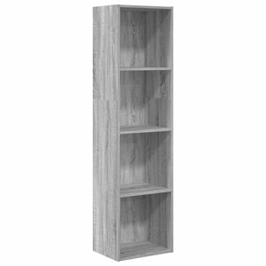 vidaXL Libreria Grigio Sonoma 40x30x152 cm in Legno Multistrato