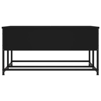 vidaXL Tavolino da Salotto Nero 80x80x40 cm in Legno Multistrato