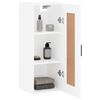 vidaXL Armadietto a Muro Bianco 34,5x34x90 cm in Legno Multistrato