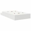 vidaXL Struttura letto con contenitore Bianco 120 cm Legno multistrato