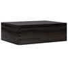 vidaXL Scatola in Legno con Coperchio Nero 40x30x13cm in Legno di Pino