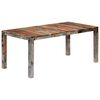 vidaXL Tavolo da Pranzo Grigio 180x90x76 cm Legno Massello di Acacia