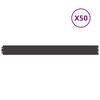 vidaXL Bordura per Prato 50 pz 10 x 103 cm Acciaio laminato a freddo
