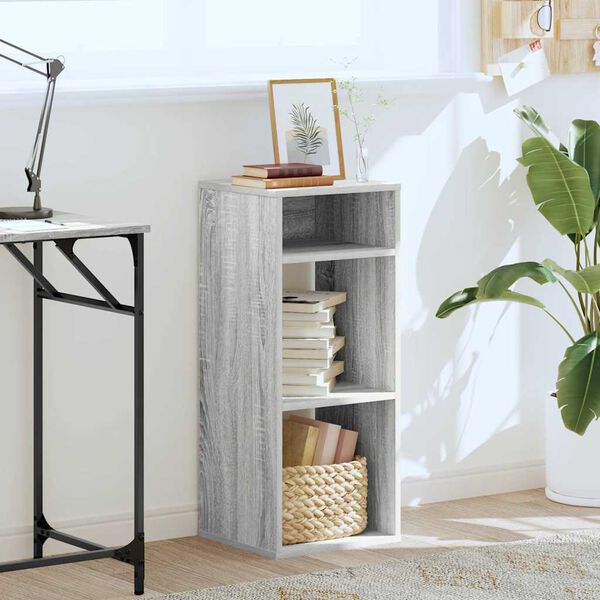 vidaXL Libreria Grigio Sonoma 34x31x80 cm in Legno Multistrato