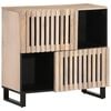 vidaXL Credenza 80x34x75 cm in Legno Massello di Mango