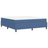 vidaXL Letto a molle Blu e Bianco 180 x 200 cm Tessuto in Cords