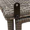 vidaXL Tavolo da Giardino Pieghevole Grigio 90x51x75 cm in Polyrattan