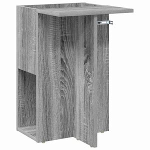 vidaXL Tavolino Grigio Sonoma 35 x 40 x 55 cm Legno ingegnerizzato