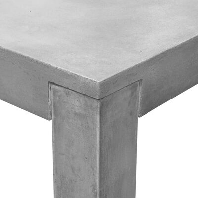 vidaXL Tavolo da Giardino Grigio 180x90x75 cm Cemento