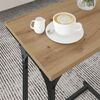 vidaXL Tavolo da caff&egrave; nesting 3 pcs rovere artigianale