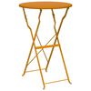 vidaXL Tavolo da bistrot Senape &Oslash; 50 x 71 cm