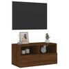 vidaXL Mobile TV a Parete Rovere Marrone 60x30x30 cm Legno Multistrato