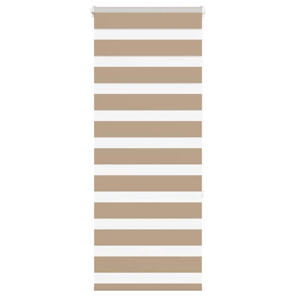 vidaXL Tenda a Rullo Zebra Larghezza Tessuto 50,9 cm Poliestere
