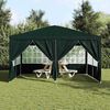 vidaXL Tenda Party Verde e Bianco 400 x 400 x 266 cm