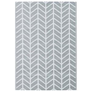 vidaXL Tappeto da Esterni ARAKIL Grigio 160x230 cm in PP