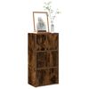 vidaXL Libreria Rovere Fumo 40x24x77 cm in Legno Multistrato