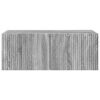 vidaXL Mobile TV da parete Grigio Sonoma 78,5 x 31 x 29,5 cm