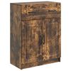 vidaXL Credenza Rovere Fumo 66 x 34,5 x 87 cm Legno ingegnerizzato