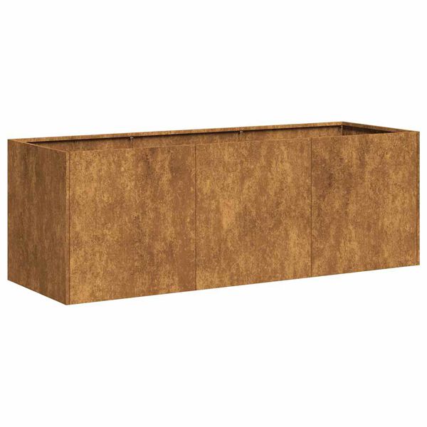 vidaXL Fioriera Arrugginita 120x40x40 cm in Acciaio Corten