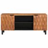 vidaXL Mobile TV con porta Finitura Marrone Acacia 105 x 33 x 46 cm