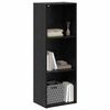 vidaXL Libreria Rovere Nero 40 x 30 x 114 cm Legno multistrato