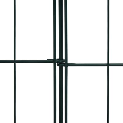 vidaXL Set Recinzione da Giardino 99,6x79,8 cm Verde