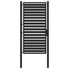 vidaXL Cancello da Giardino con Serratura Nero 100x180 cm in Alluminio