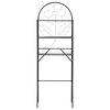 vidaXL Scaffale da Bagno Nero 60x33x174 cm