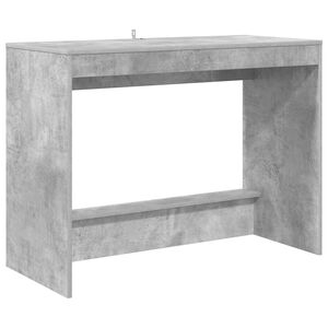 vidaXL Scrivania Letto Grigio Cemento Legno ingegnerizzato