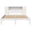 vidaXL Letto Libreria senza Materasso Bianco 120x190 cm Legno di Pino
