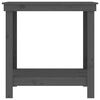 vidaXL Banco da Lavoro Grigio 80x50x80 cm in Legno Massello di Pino