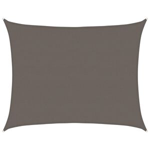 vidaXL Vela Parasole 160 g/m&sup2; Antracite 6x8 m in HDPE