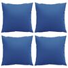 vidaXL Cuscini Decorativi 4 pz Blu Reale 60x60 cm in Tessuto