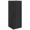 vidaXL Mobiletto a muro Nero 33 x 34,5 x 90 cm Legno ingegnerizzato