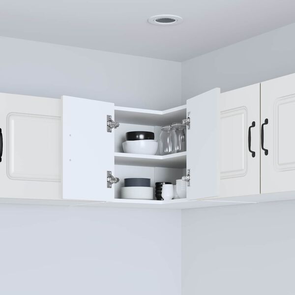 vidaXL Mobile da cucina Kalmar Bianco 57 x 57 x 40 cm