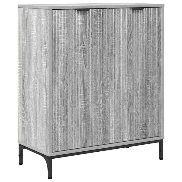 vidaXL Credenza Grigio Sonoma 69,5 x 33 x 82 cm Legno multistrato