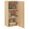 vidaXL Mobile TV Parete Rovere Sonoma 40,5x30x90 cm Legno Multistrato