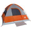 vidaXL Tenda da Campeggio a Cupola 4 Persone Arancione Impermeabile