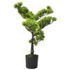 vidaXL Bonsai di Pino Artificiale con Vaso 60 cm Verde