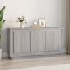 vidaXL Credenza Grigio Sonoma 102x35x55 cm in Legno Multistrato