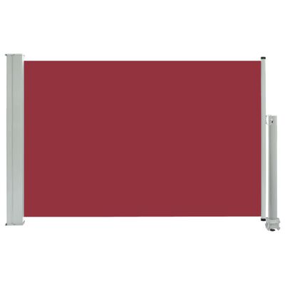 vidaXL Tenda Laterale Retrattile per Patio 60x300 cm Rossa
