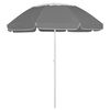 vidaXL Ombrellone da Spiaggia Antracite 240 cm