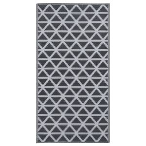 vidaXL Tappeto da Esterni ARAKIL Nero 160x230 cm in PP